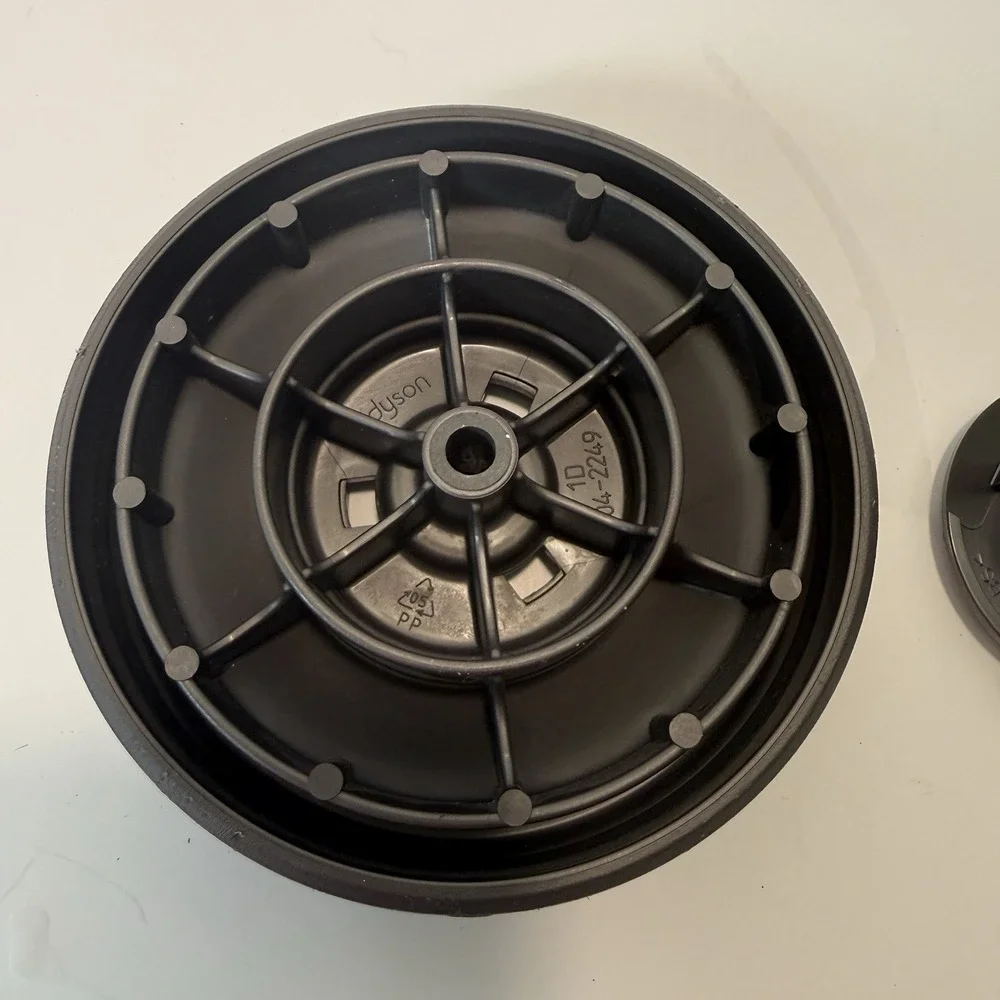 Dyson DC14 DC17 DC33 gray wheel replacement Part 04-2249‎ With Cap Pre-owned 2
